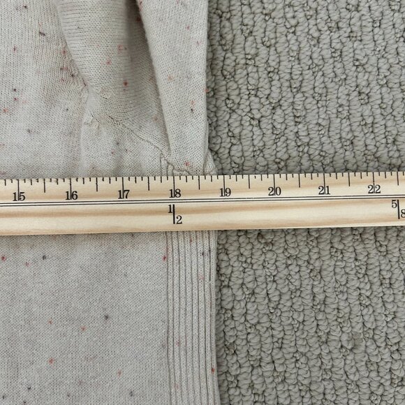 J. Jill Weaver Collection Sweater Womens SZM Round Neck Pullover Beige Speckled - Picture 7 of 8